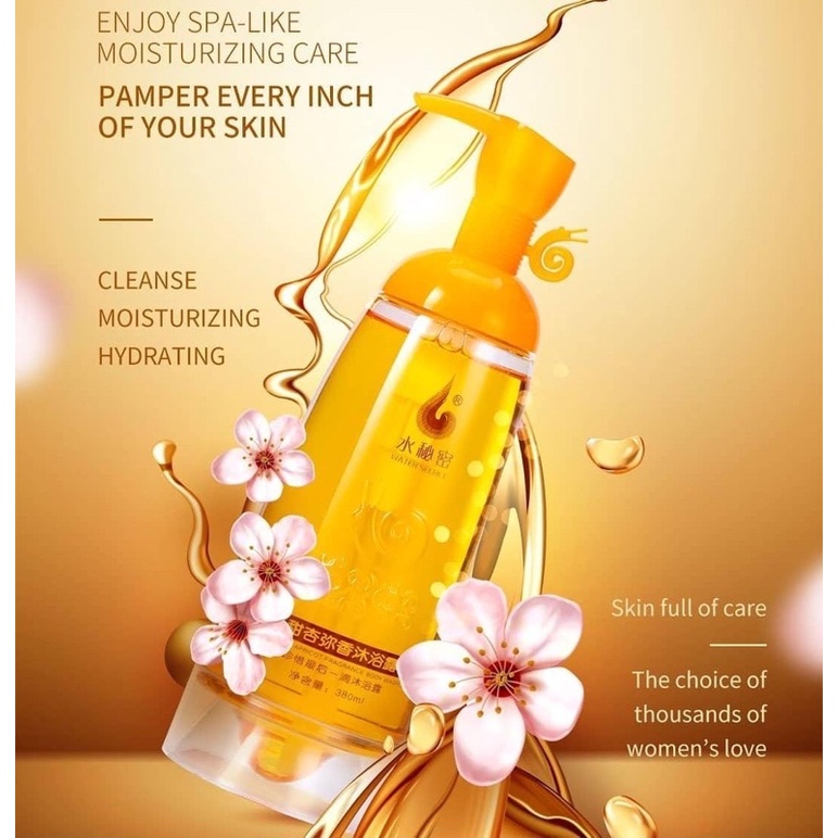 wouwou almond shower gel