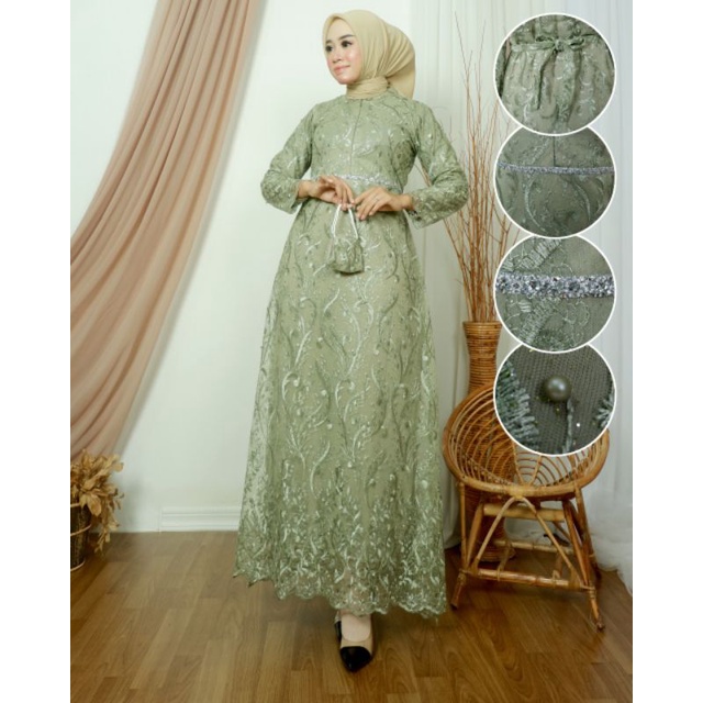 Gamis Tille Namira Busui / Baju Wisuda Kebaya Modern Dress / Kebaya Modern Muslim / Kebaya / Gamis Kebaya / Busui