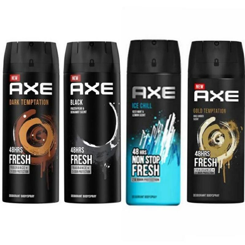 AXE DEODORANT BODY SPRAY 150ML KEMASAN BARU - ORIGINAL 100%