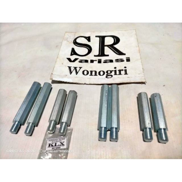 peninggi shock depan klx 2016-2020 honda crf 6cm dan 8cm