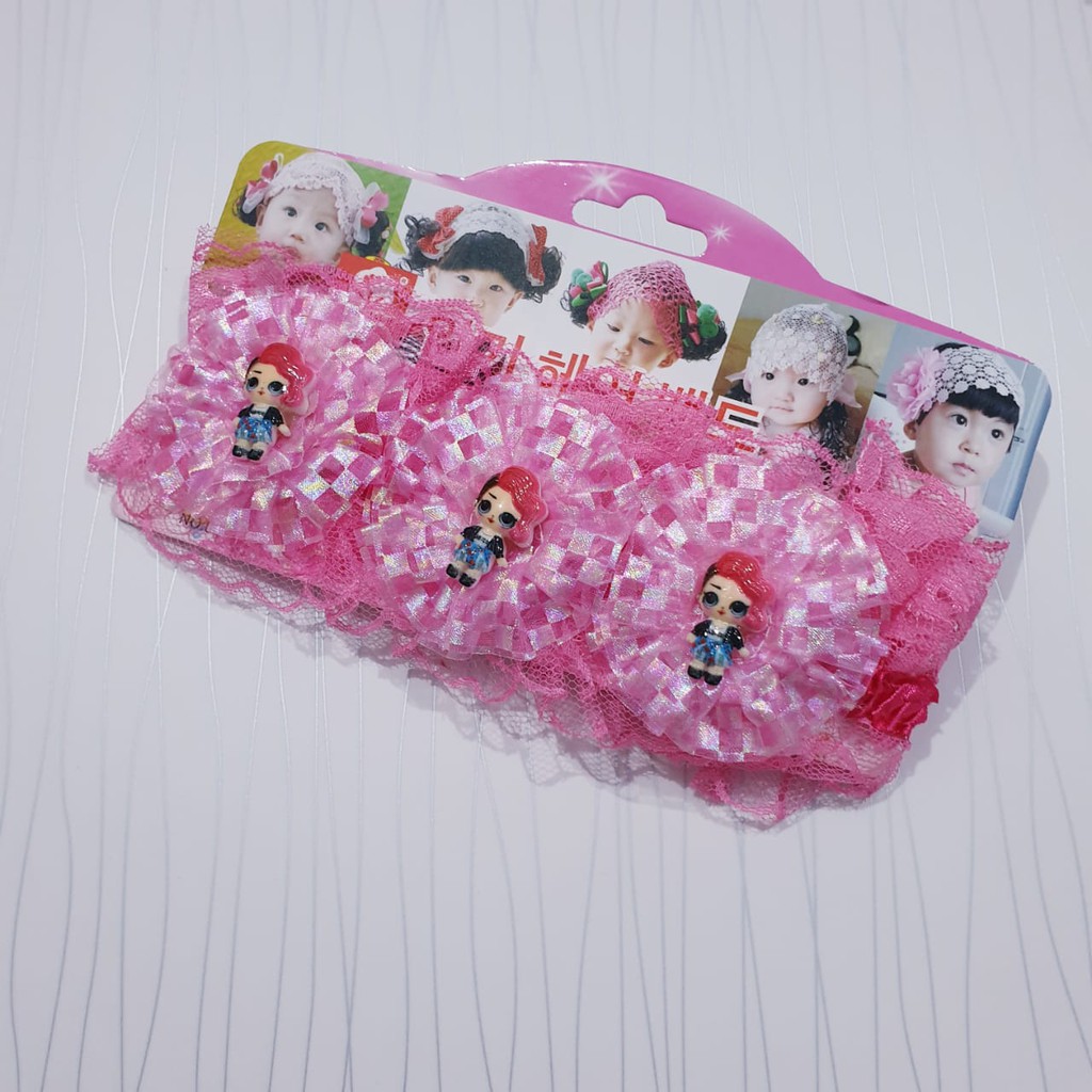bandana rambut anak perempuan klip rambut anak cewe harga satu set