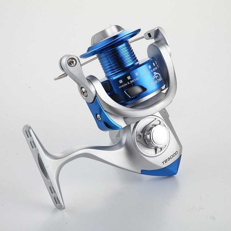 Haichou TB4000 Reel Pancing Fishing Reel 12 Ball Bearing - Silver Blue