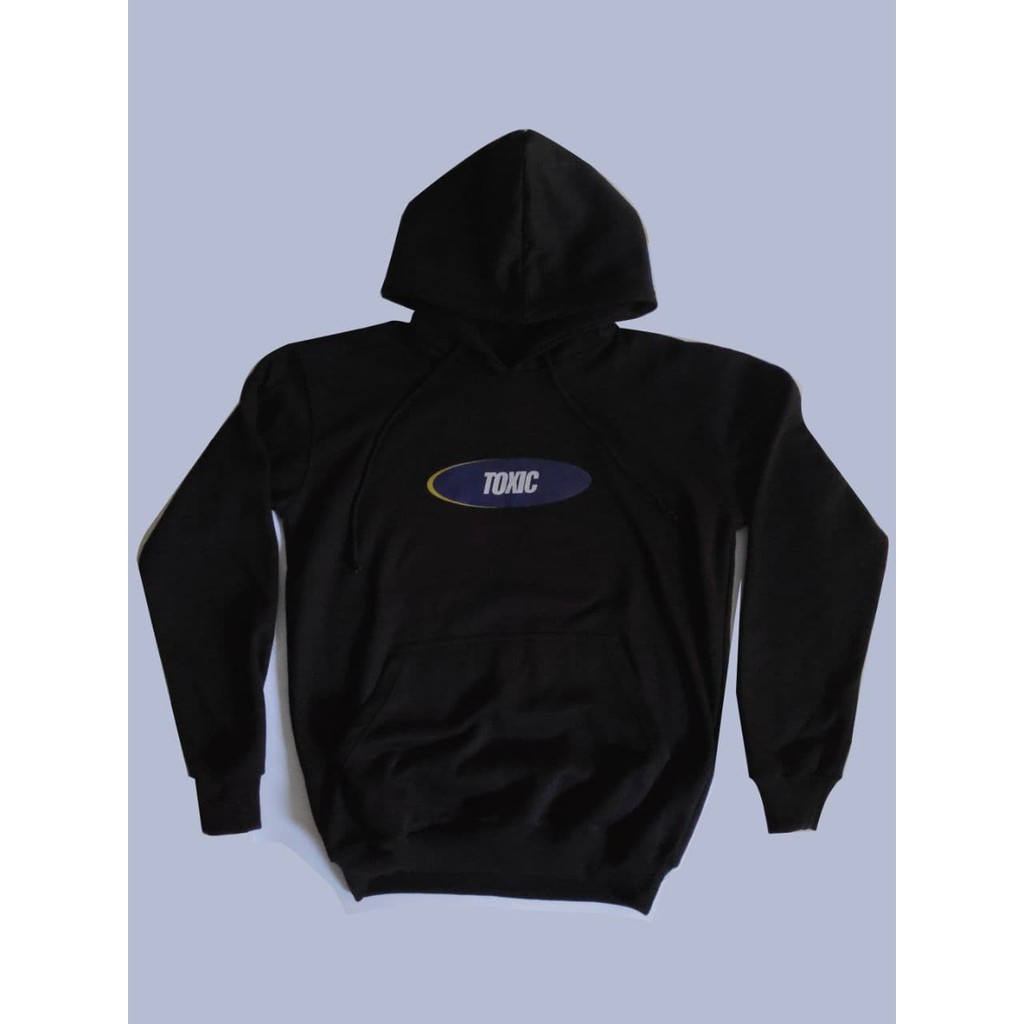 HOODIE TOXIC LOGO BLACK
