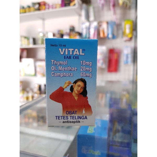 Vital / Obat Tetes Telinga / Vital Ear Oil 10 ml / Obat Tetes Telinga