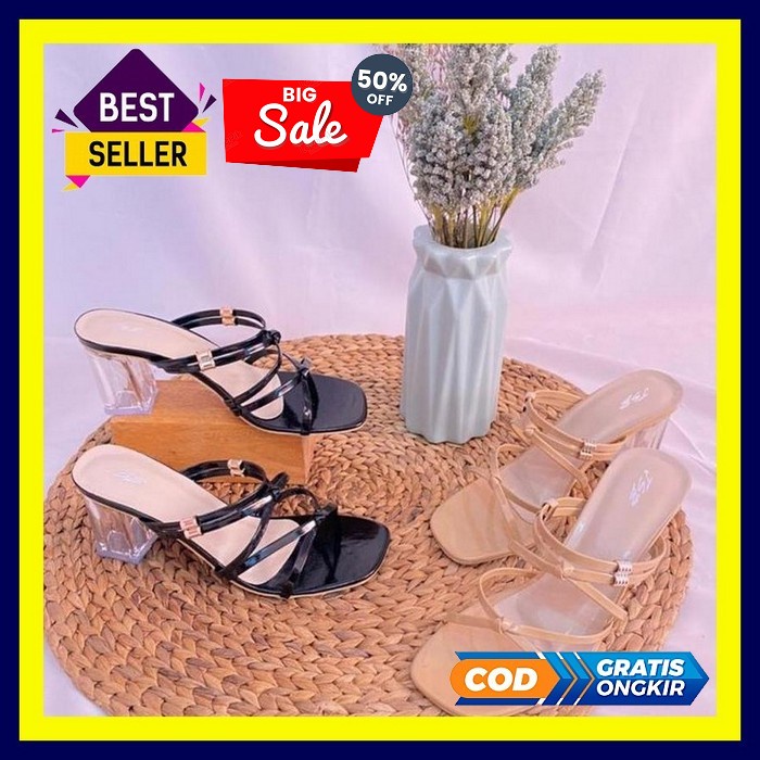 Sandal Heels Simoncelli 1939 38 Sendal Heels Wanita Kekinian Terbaru 2 12.12 Sale Heels Sandal Wan