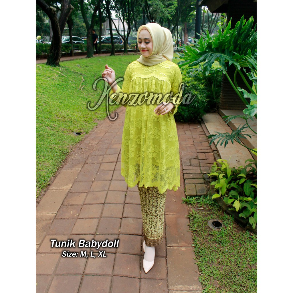 Model Kebaya Baby Doll Dengan