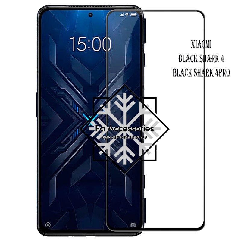 FA Tempered Glass 5D 9D XIAOMI BLACK SHARK 4 4PRO PRO anti gores full screen