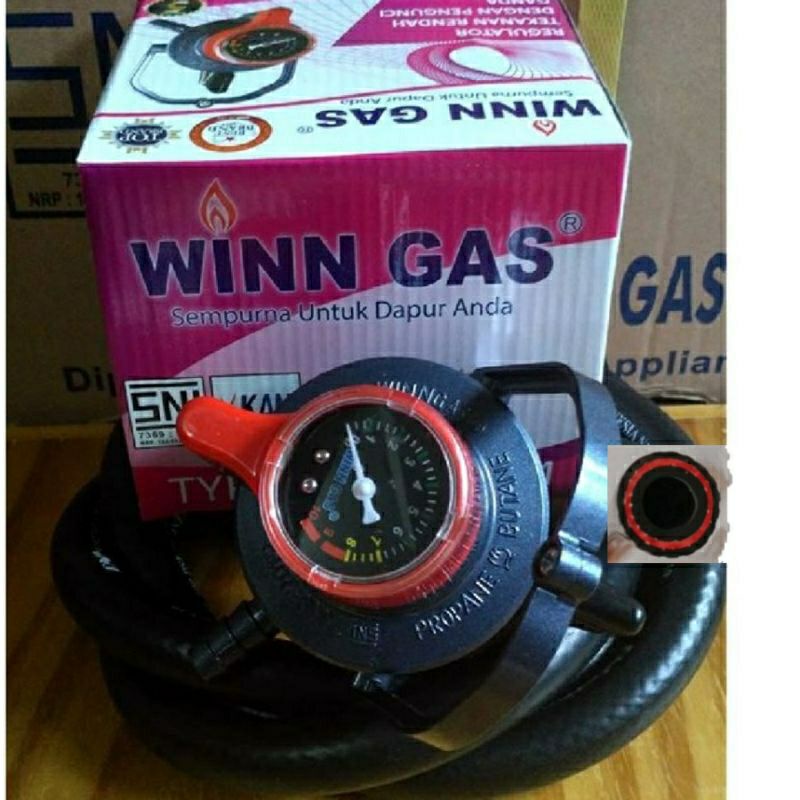 Winn Gas , W 900 M , Selang , Regulator , Gas LPG 3 Lapis