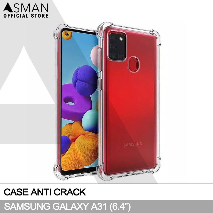 Anti Crack Samsung Galaxy A31 (6.4&quot;) | Soft Case Anti Bentur - Bening