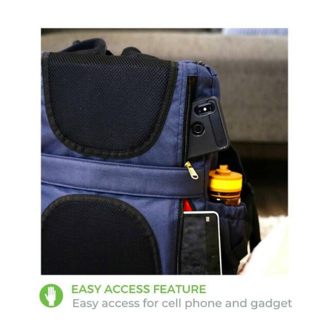 BabyGo Inc Harley Diaper Bag Backpack - Babygoinc Diaper Bag Backpack Baby go inc Tas Asi Bayi Anak