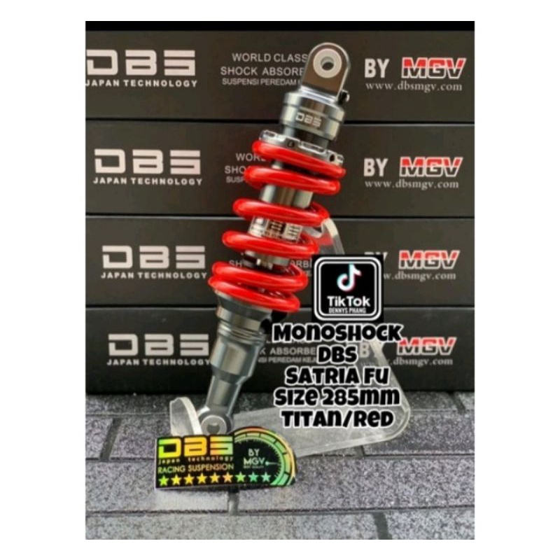 MONO SHOCK SUZUKI SATRIA FU DBS ASLI BY MGV UKURAN 285MM MONOSHOCK BELAKANG(SATRIA FU OLD/NEW PNP)