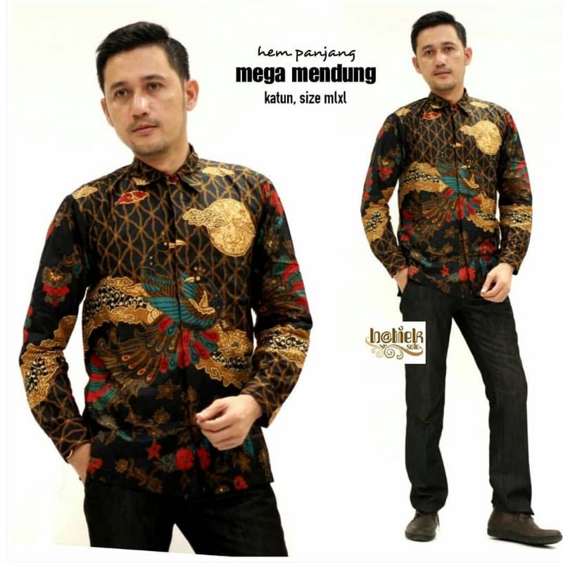 Outer Batik Wanita Couple Kardigan maxy Kemeja Lengan panjang-1