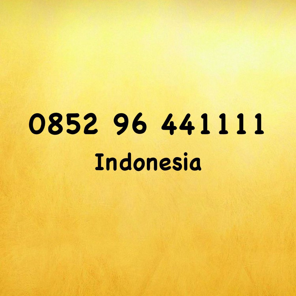 Nomor Cantik Kartu AS Triple AA - 0852 96 441111 - 0852 9644 1111