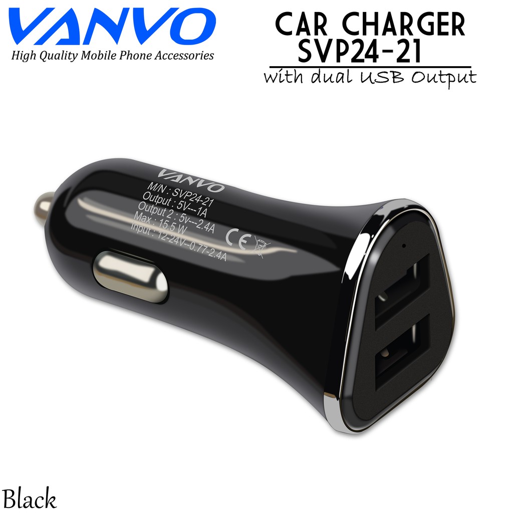 Charger Mobil Dual USB SVP24-21