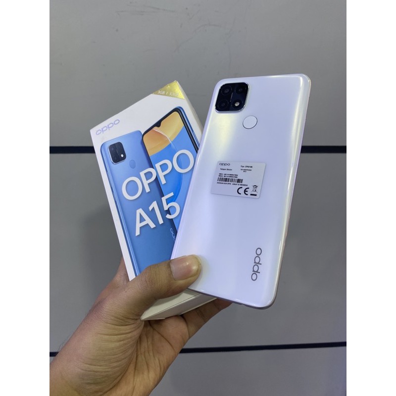 oppo a15 fullset second pernah pakai