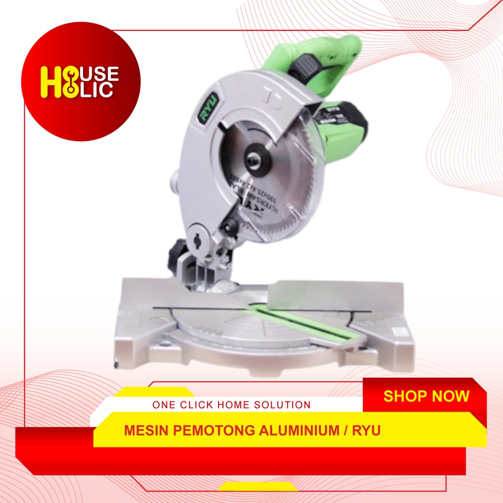 RYU Mesin Miter Saw 7&quot; RMS 180 Pemotong Alumininium / Mitre Mitter Saw