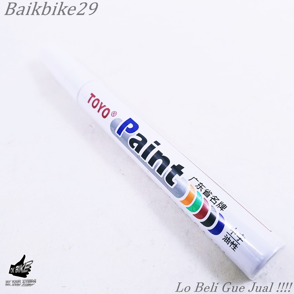 

Spidol Ban Toyo Tire Marker Warna Putih Original