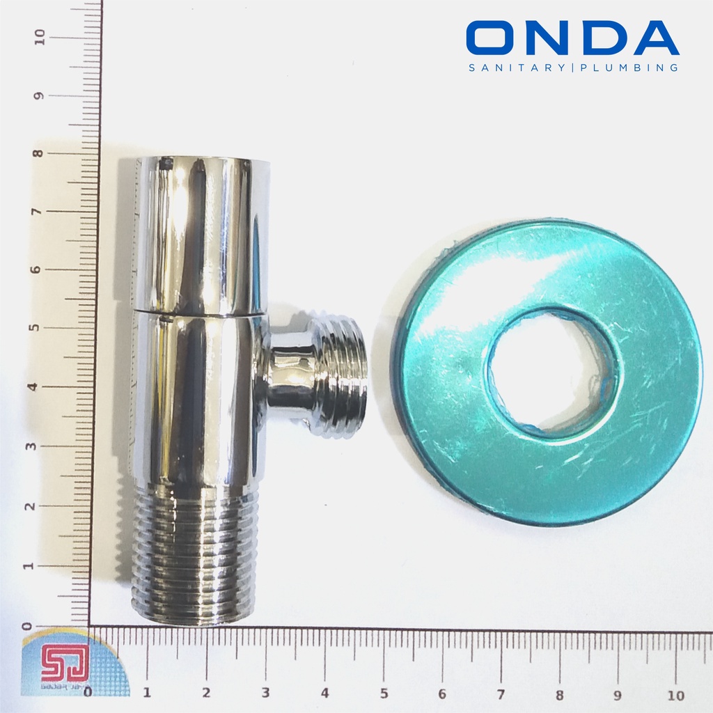 ONDA JF 12 LO Stop Kran Toilet Brass Valve Keran Shower 1/2&quot; Kuningan