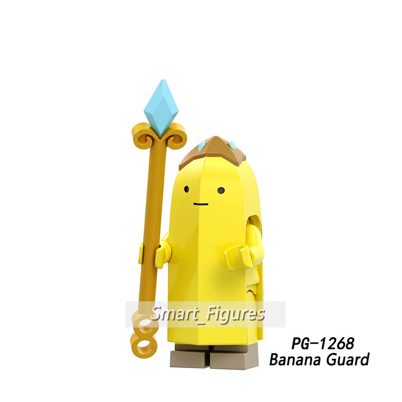 Finn Mainan Action Figure Mini Finn Jake Banana Guard Flame Princess Ice King PG8141