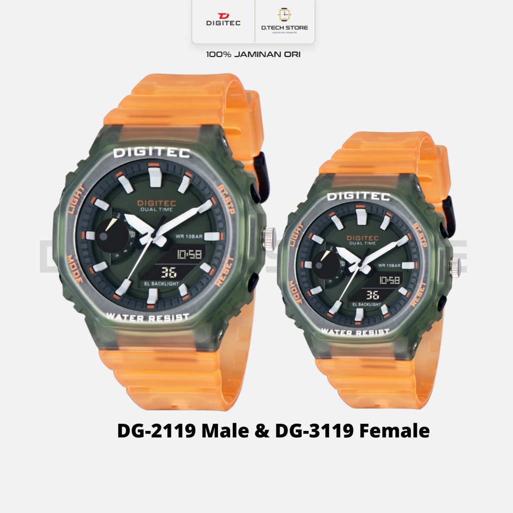 Jam Tangan Couple DIGITEC DA-2119 &amp; DA-3119 Original Digitec 100%