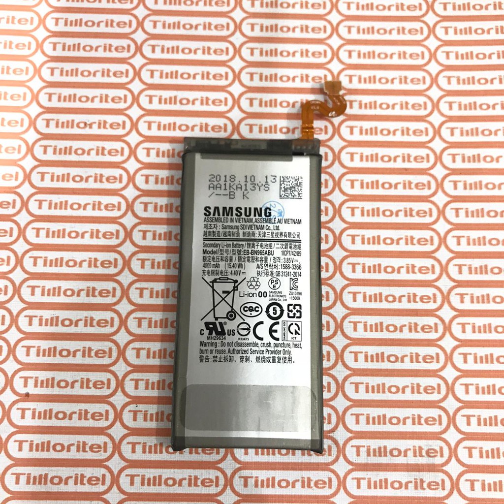 BATTERY BATERAI SAMSUNG NOTE 9 KUALITAS ORI / BATERAI SAMSUNG N965 / GALAXY NOTE 9