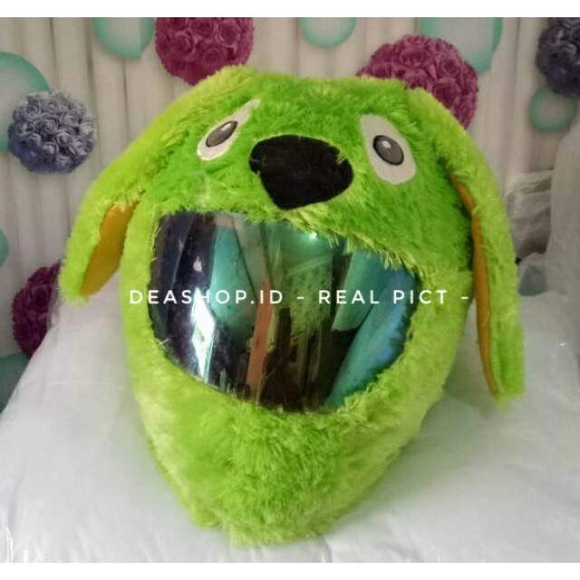 [DEASTORE] (NEW AKSESORIS) SARUNG HELM / COVER HELM / TUTUP HELM KARAKTER STITCH