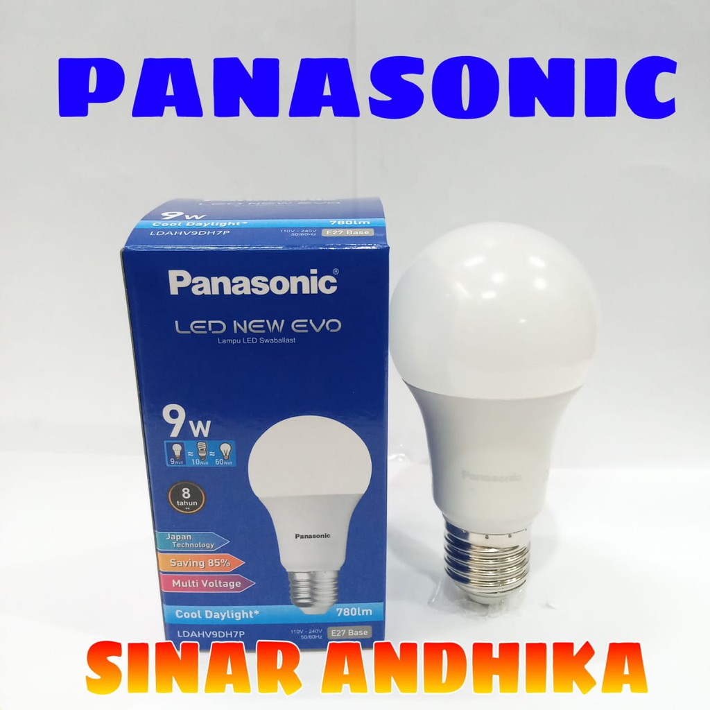 LAMPU LED BULB PANASONIC 9 WATT