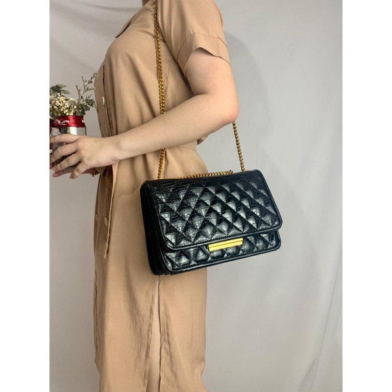 CK Quilted Croco ShoulderBag