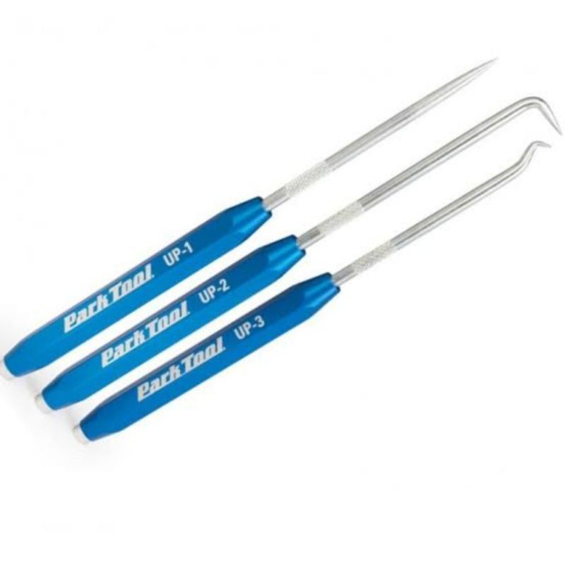 Park Tool UP-SET Pick Up Set Blue 1-Straight 1-Hook 1-90 Degree Pick