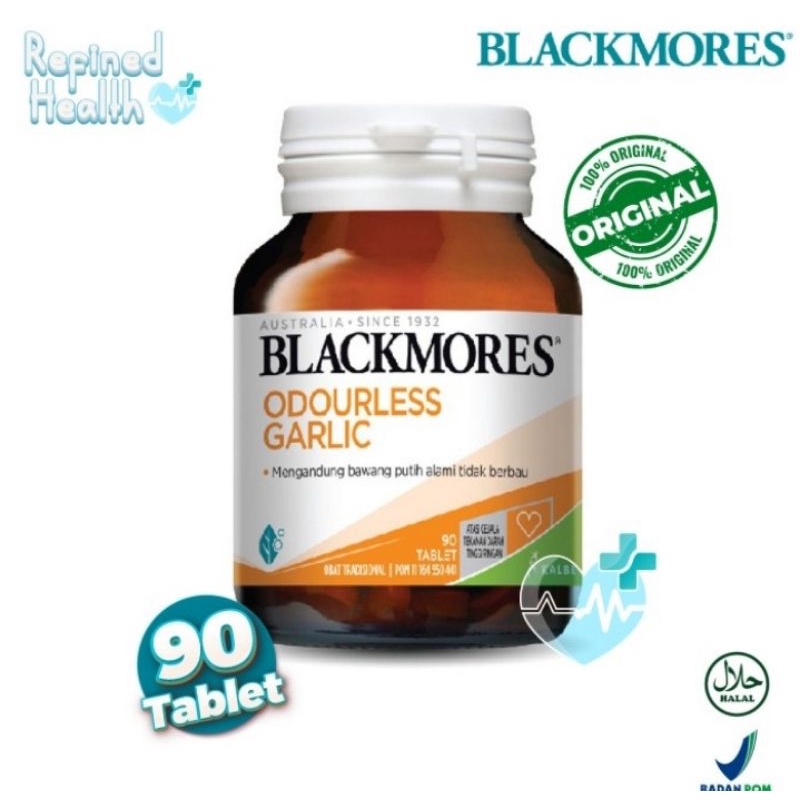 Blackmores Odourless Garlic Untuk darah Tinggi Ringan (isi 90)