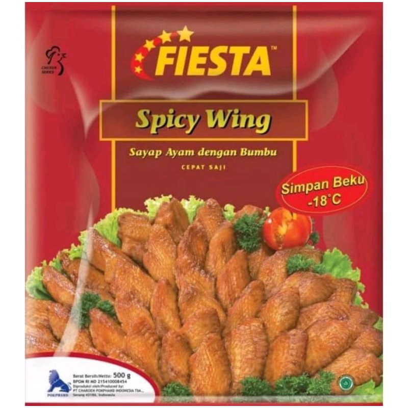 

Chicken Wing Fiesta / Fiesta Chicken Spicy Wing 500gram