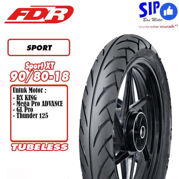 Ban motor Sport FDR Sport XT 90 80 18 Tubeless