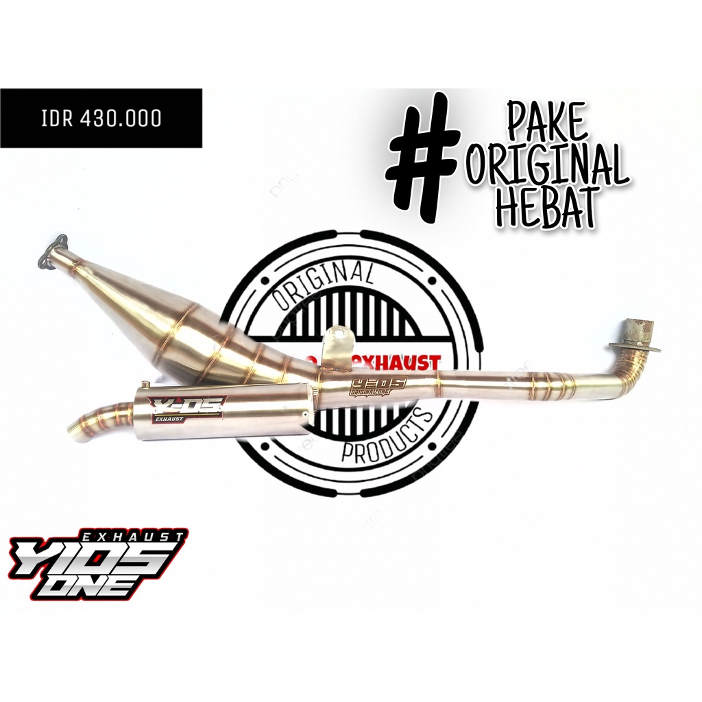 Knalpot Racing  YAMAHA FIZ-R Full Stainless