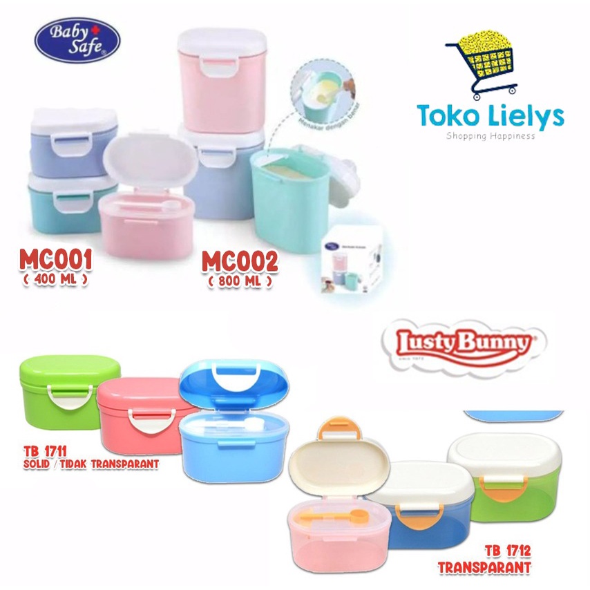 BABY SAFE MILK CONTAINER / LUSTY BUNNY CONATINER SUSU / CONTAINER SUSU / KONTAINER SUSU / TL