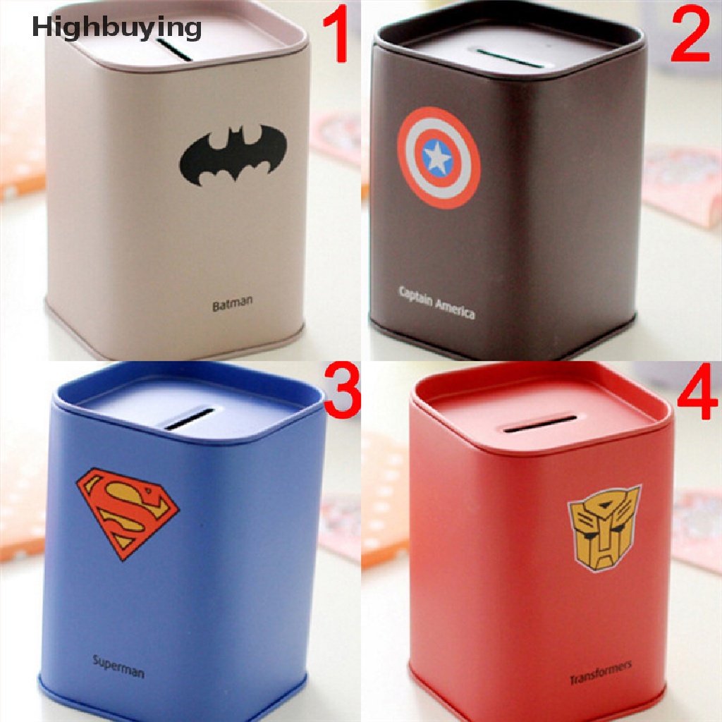 Hbid Celengan Bentuk Batman / Superman Untuk Hadiah Ulang Tahun Anak