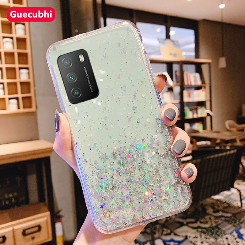 Xiaomi Redmi Poco M3 Redmi 9T Casing Soft Case Tpu Bahan Premium Glitter Glossy