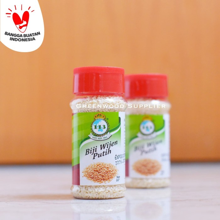 

Biji Wijen Putih / White Sesame Seed - 55G (Brand Djelita 113)