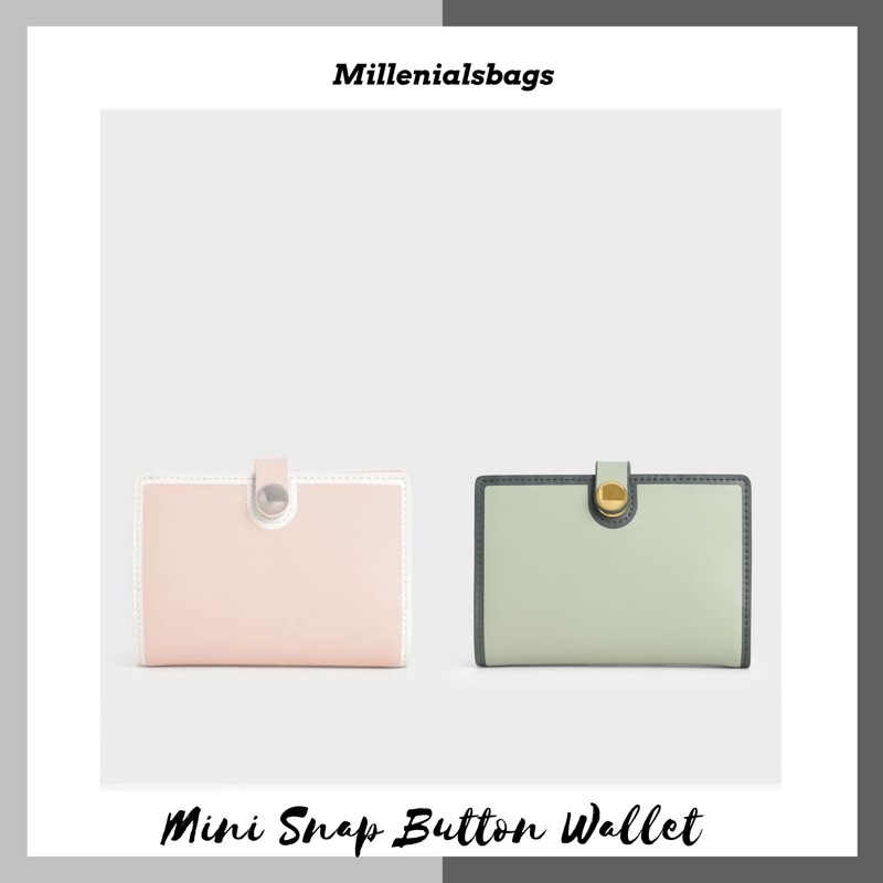 Cnk mini snap button wallet