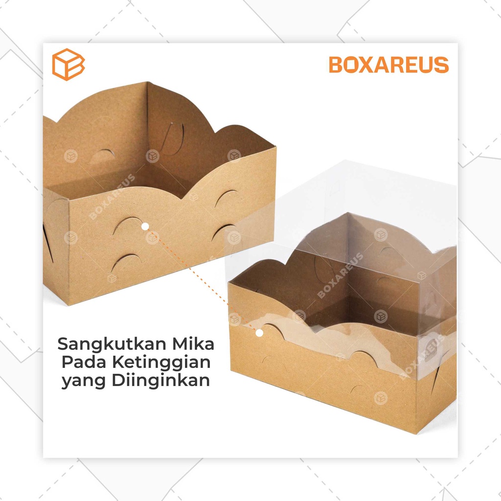 Cake Box Natal Kotak Kue Christmas Dus Packaging Kemasan | AHBX 20