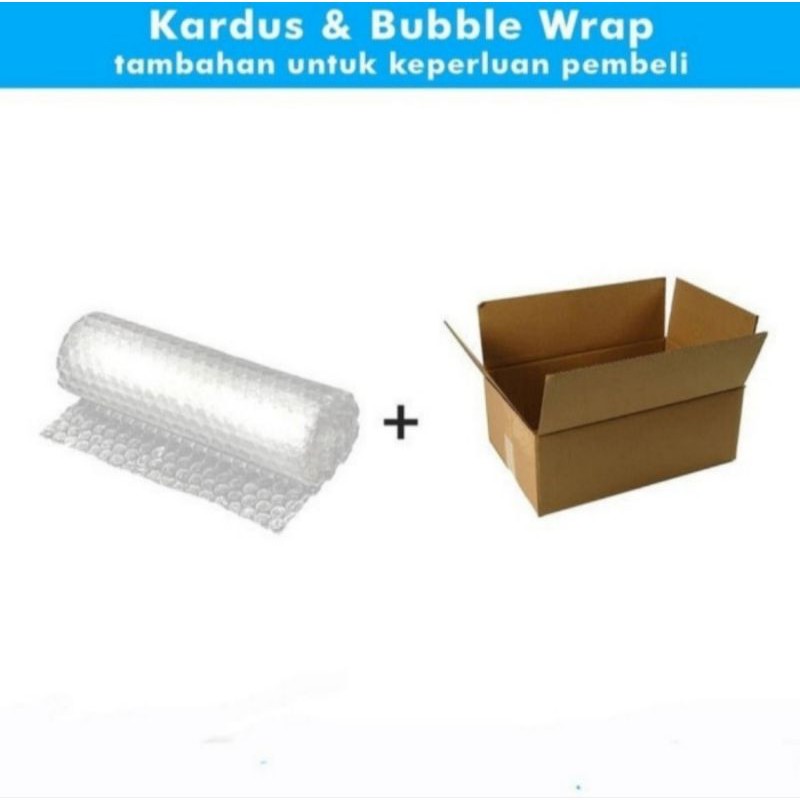 

PACK TAMBAHAN LCD TOUCHSCREEN (PRODUK MUDAH PECAH) DUS + BUBBLE WRAP