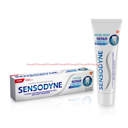 Sensodyne Extra Fresh Repair &amp; Protect 100gr Flouride Toothpaste For Sensitive Teeth Odol Memperbaiki Gigi Sensitif Untuk Gigi Pasta Gigi Sensitive Sensodain Toothpaste Tooth Paste