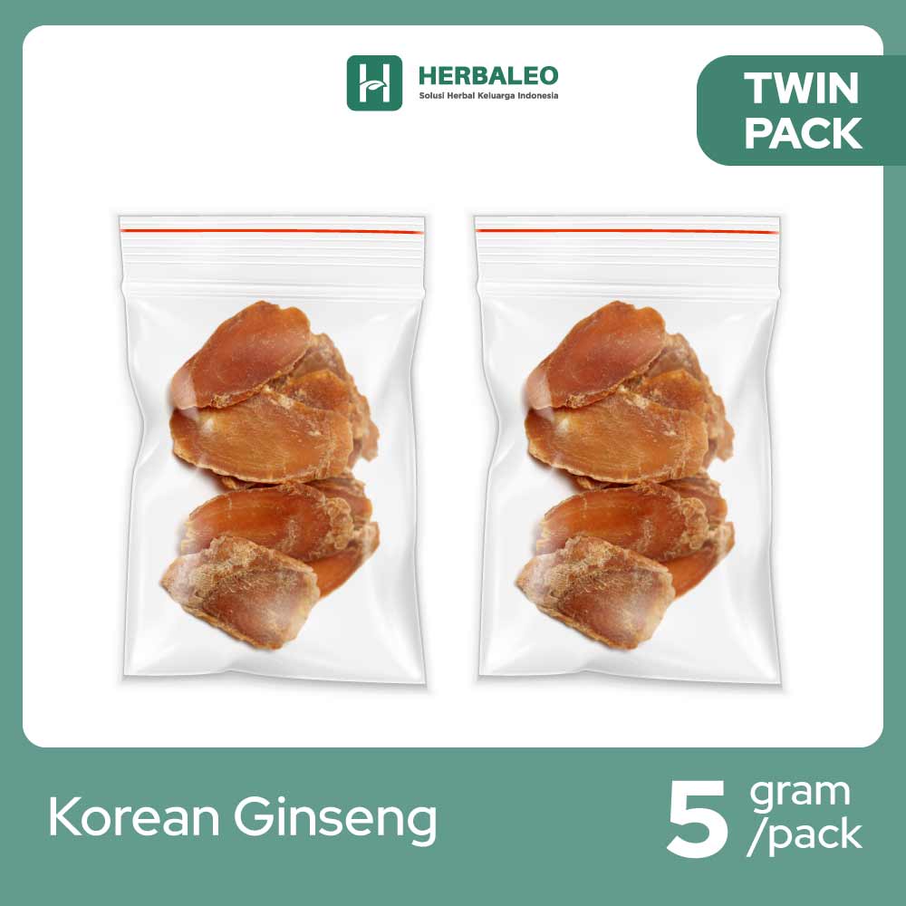 

Herbaleo - Twinpack Korean Red Ginseng (高丽参片) / Kaolisem / Ginseng Korea Iris