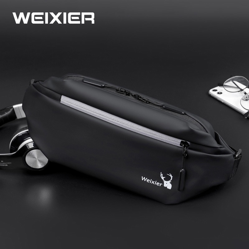 WEIXIER 9563 Tas Selempang Pria Waistbag Anti Air WK-SBY