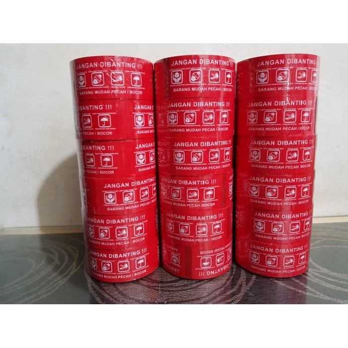 

LAKBAN FRAGILE MERAH MEREK KENKO 2 INCH ( 2.5 CM ) PANJANG 50 METER DI JUAL PER SLOP ISI 6 ROL
