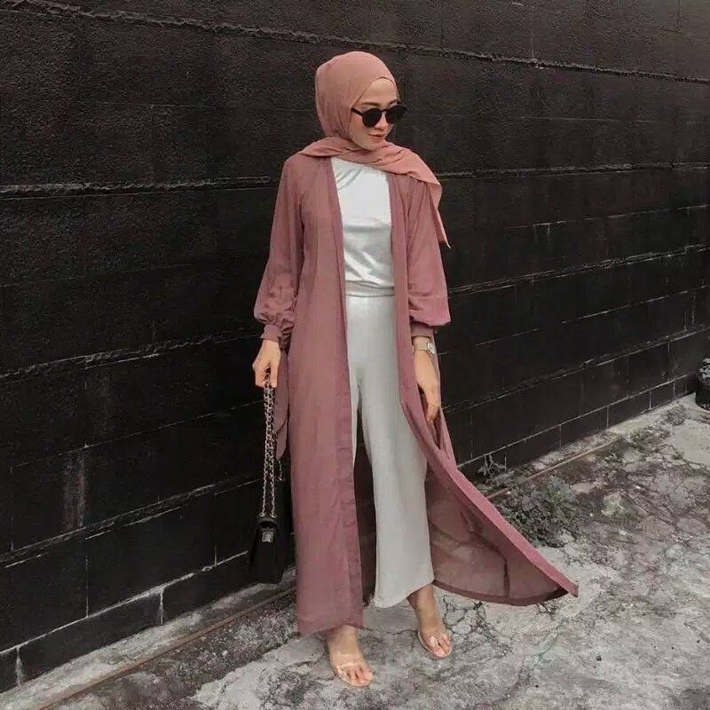 outer panjang - cardigan panjang - cardigan wanita