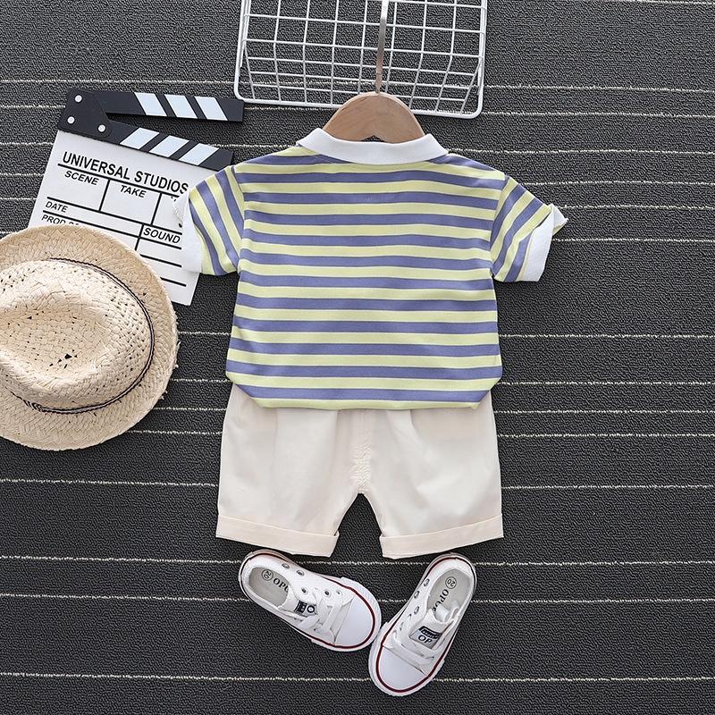 LittleAaron SET WANGKI LIONS EBV Setelan Kaos Anak Bayi Laki-laki Pendek 6bulan - 4tahun