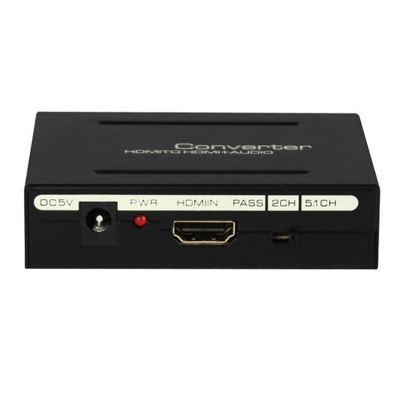 Btsg HDMI-HDMI-Kompatibel Converter SPDIF+L/R Switch Switcher Selector Box Untuk HDTV Blu-ray player