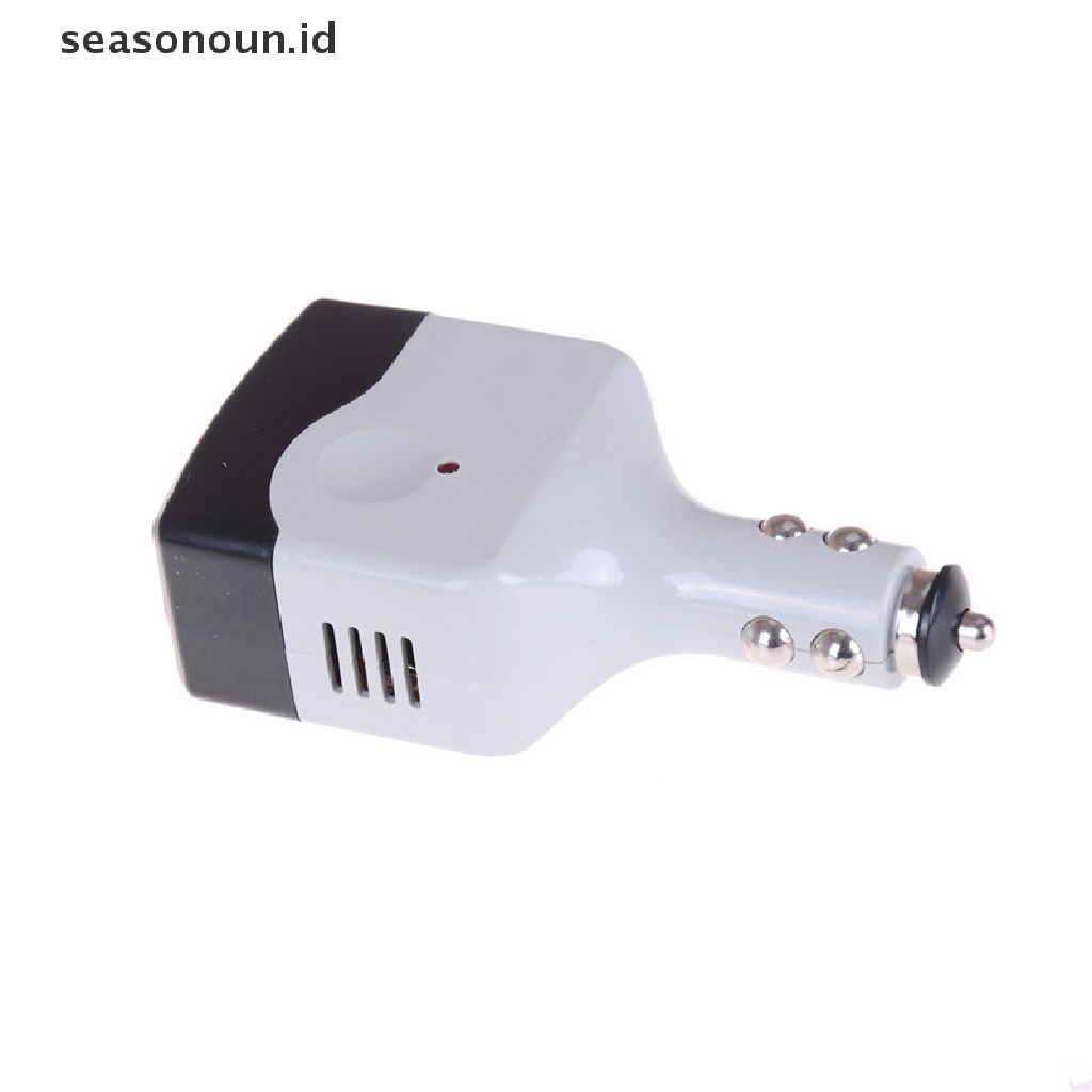 (seasonoun) Adaptor Converter Charger Mobil DC 12V / 24V Ke AC 220V Power