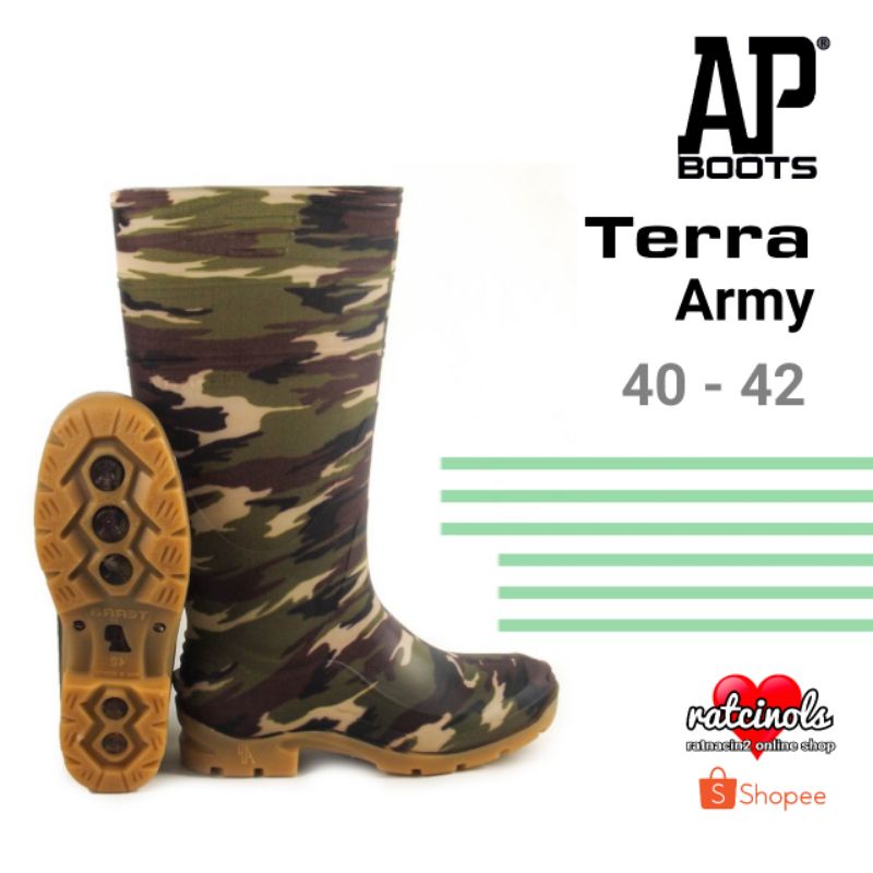 Sepatu Boots  Murah AP Boot AP Terra Army No 40-42