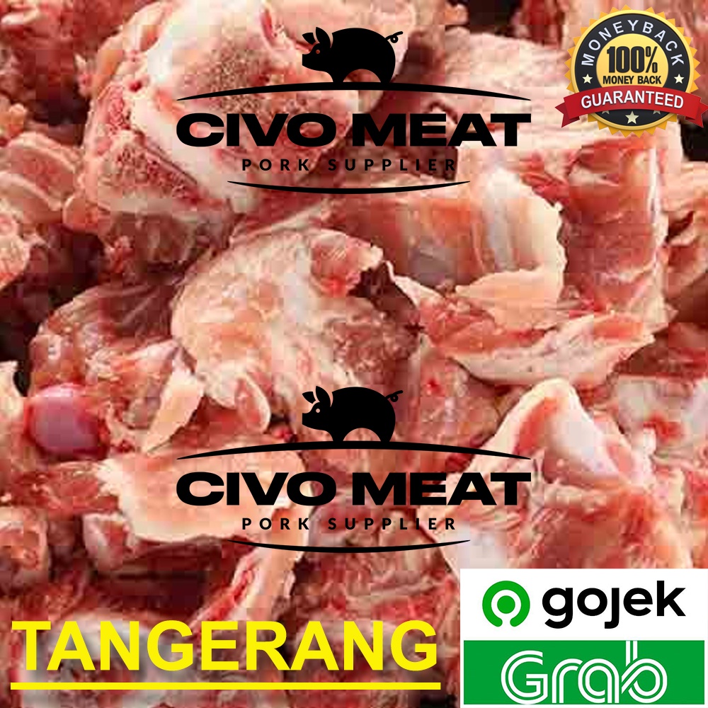 Tulang punggung babi (BAKUT) / pork backbone - 1kg